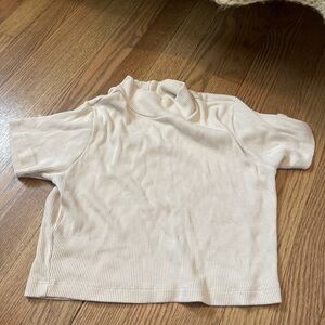 white turtleneck top from tee good condition and size: m